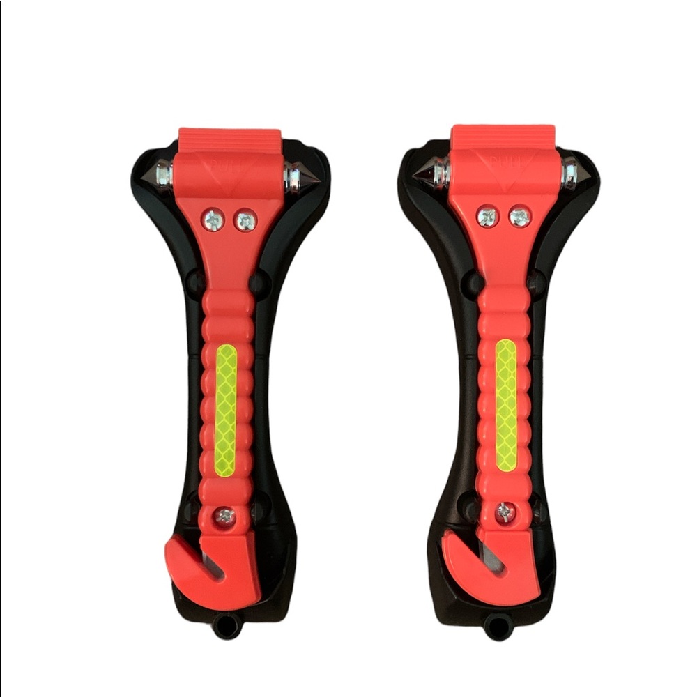 2 Pack Car Emergency Escape Window Breaker and Seat Belt Cutter Hammer.